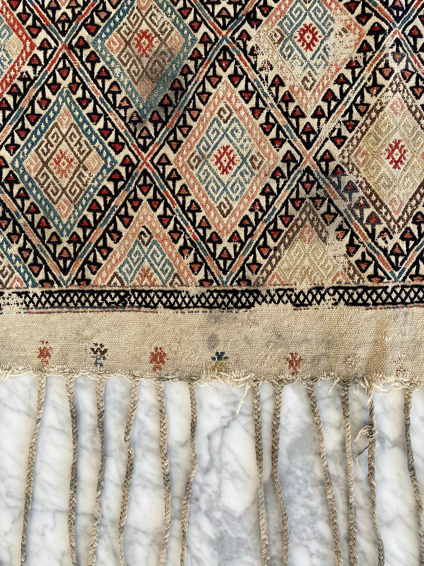 Antique Triangle Hanging Kilim