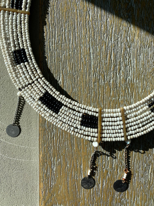 Vintage Maasai Graphic Collar