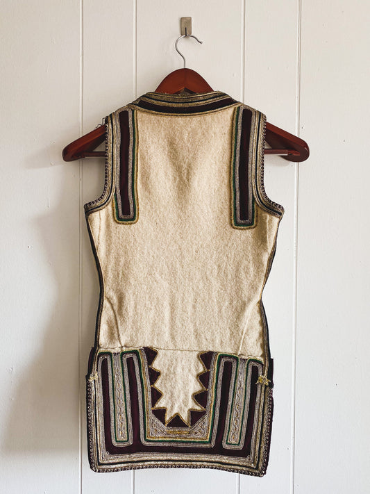 Antique Gold Border Vest