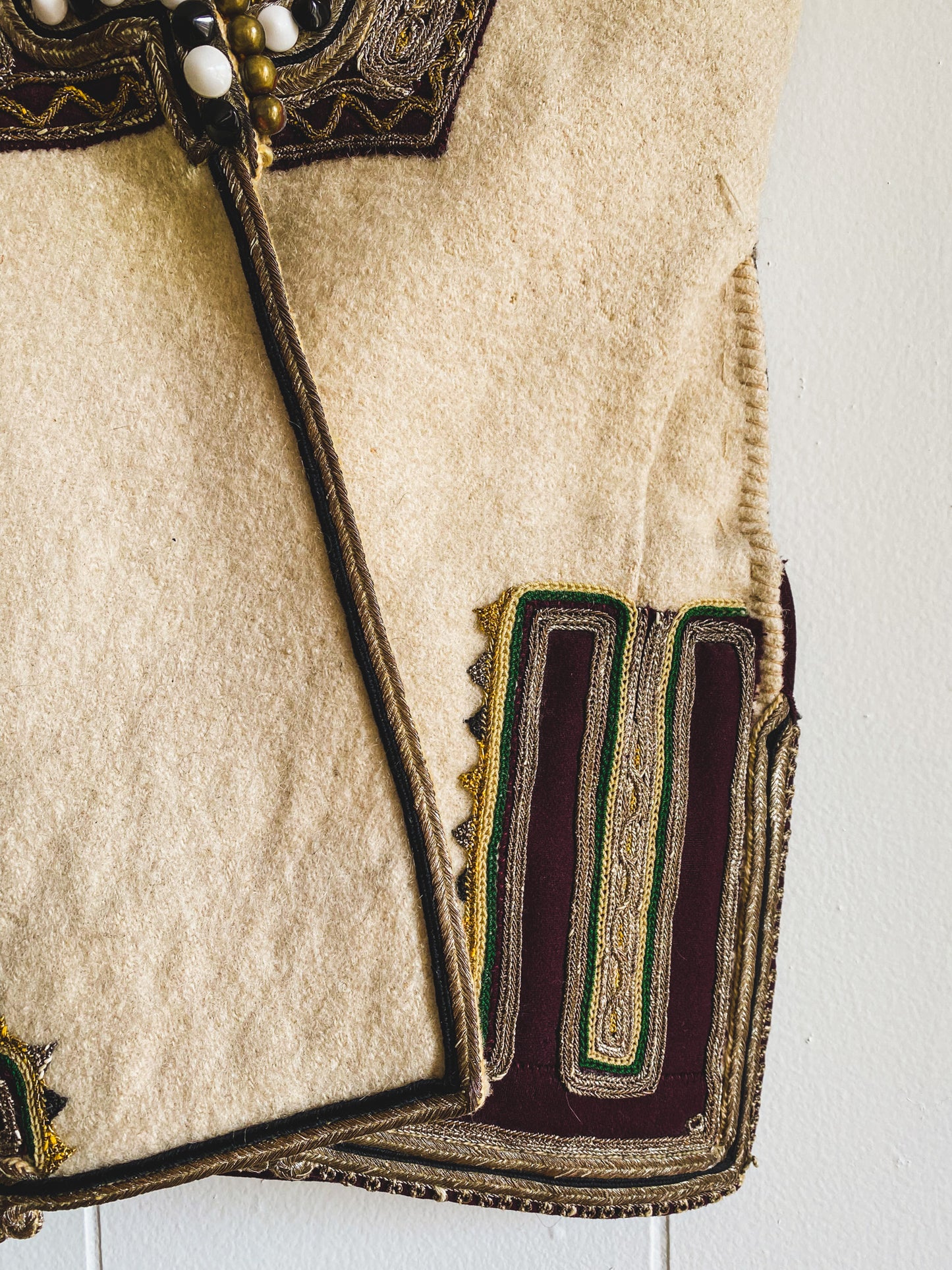 Antique Gold Border Vest