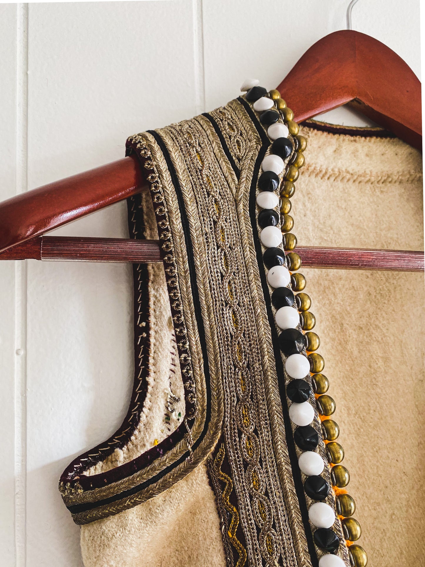 Antique Gold Border Vest