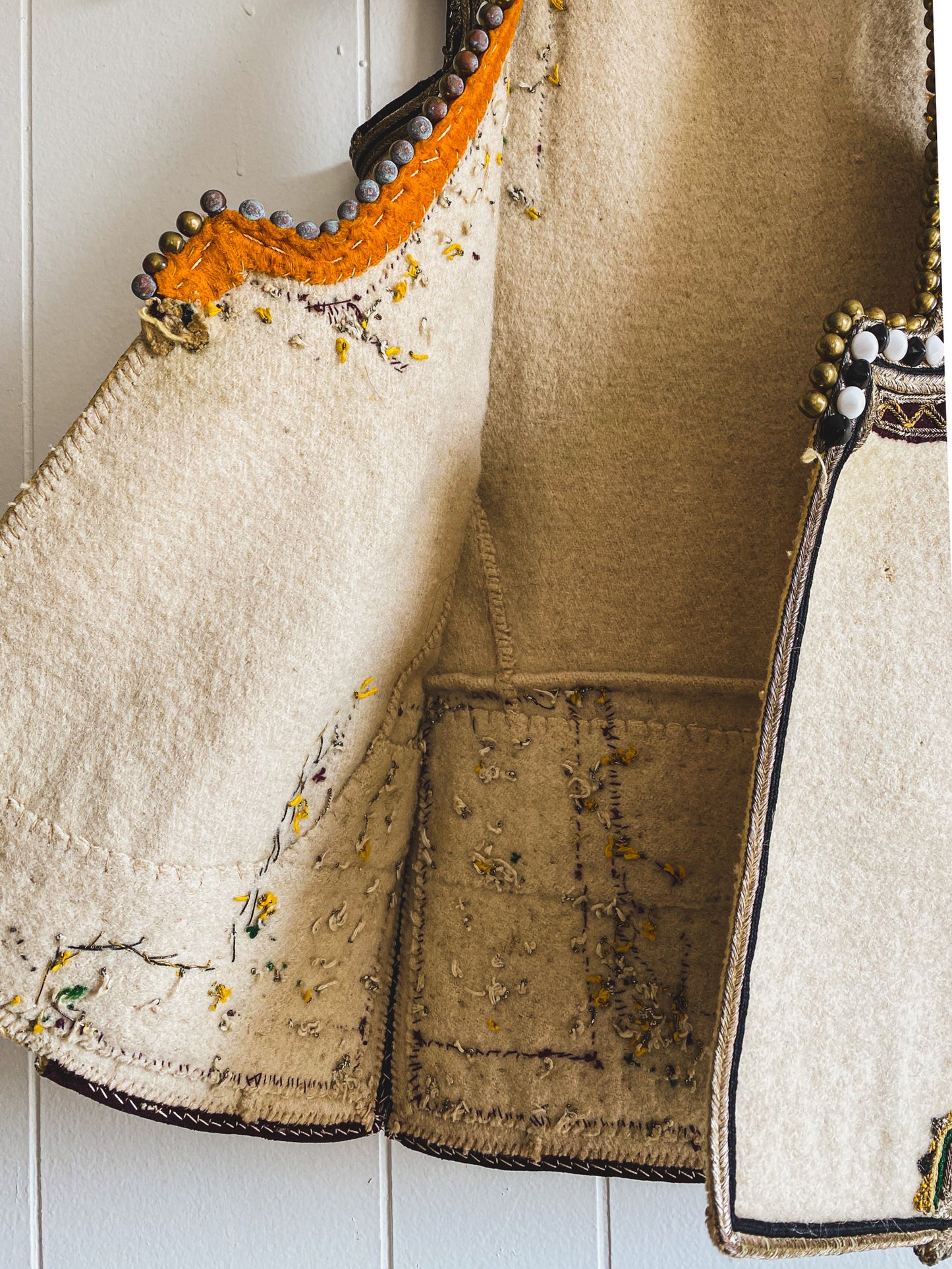Antique Gold Border Vest