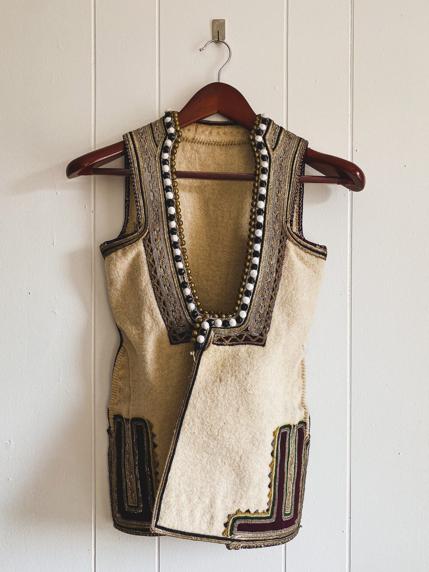 Antique Gold Border Vest