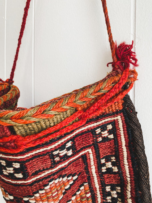 Antique Tassel Soumak Satchel