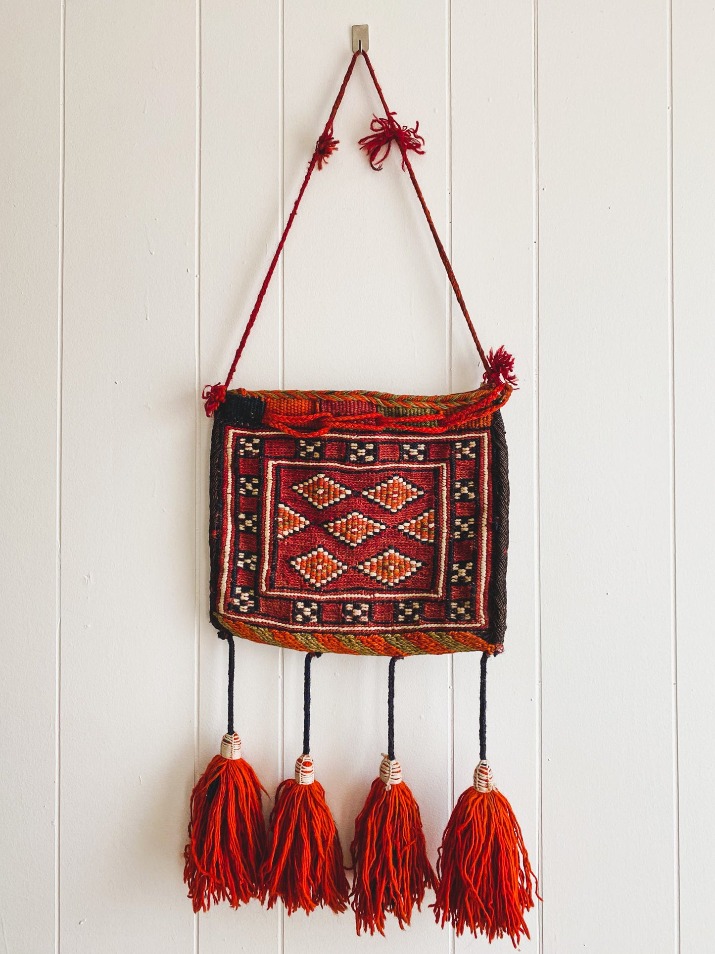 Antique Tassel Soumak Satchel