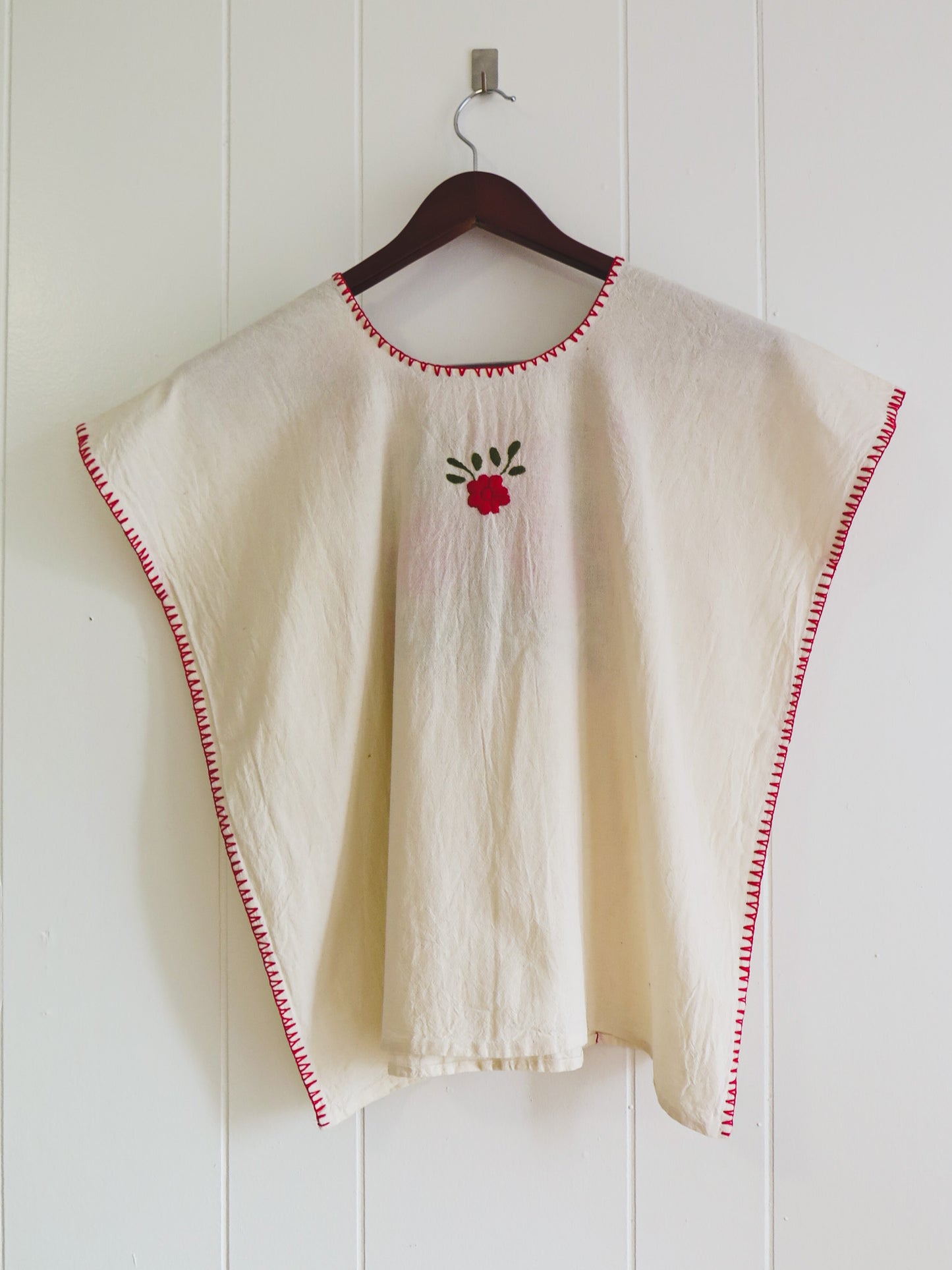 Rose Huipil Top