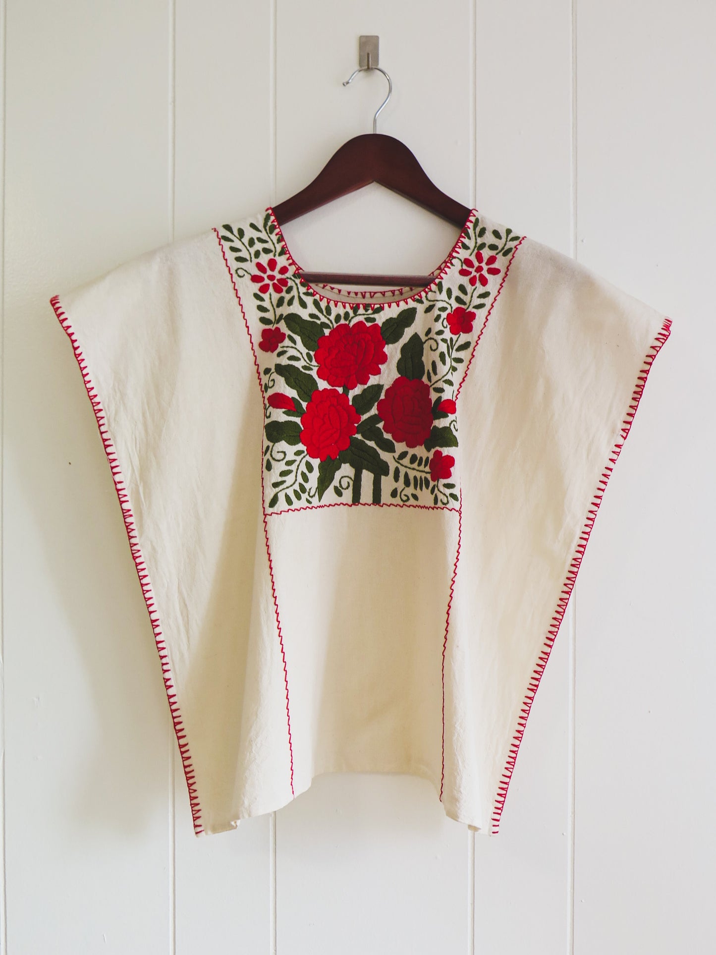 Rose Huipil Top