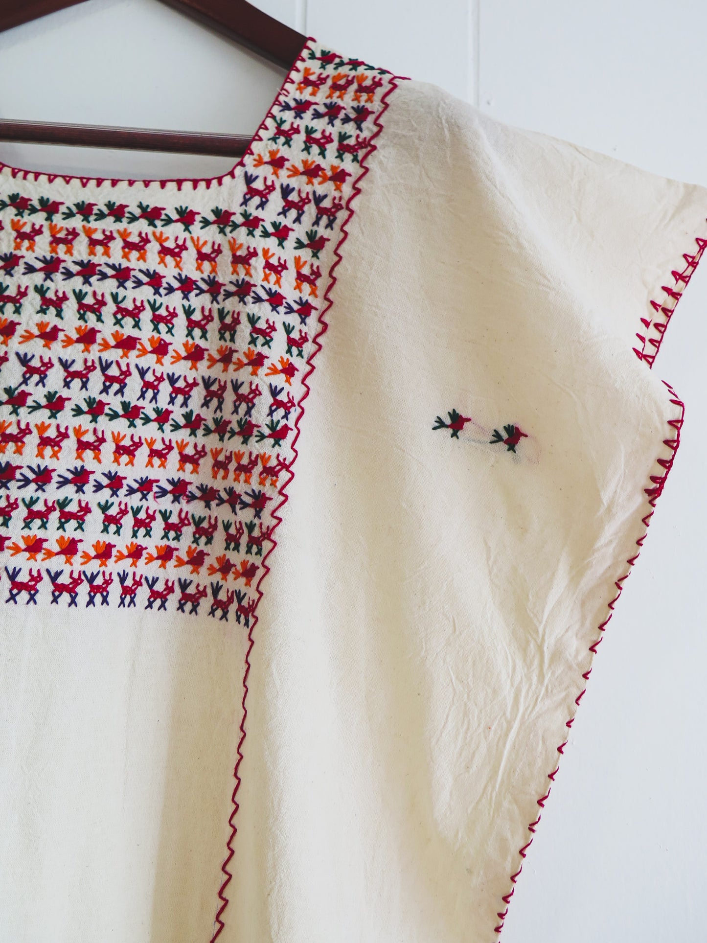 Tacuate Bird Huipil Dress and Skirt
