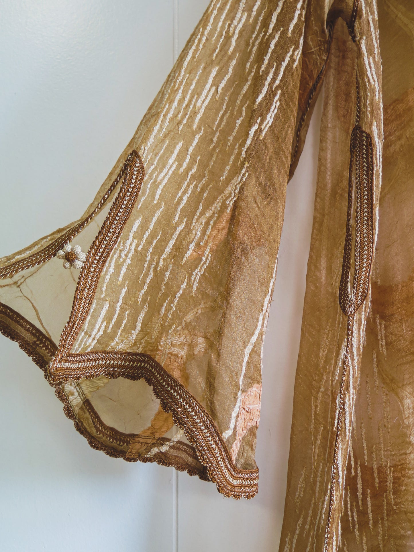 Vintage Sheer Dore Djellaba Robe