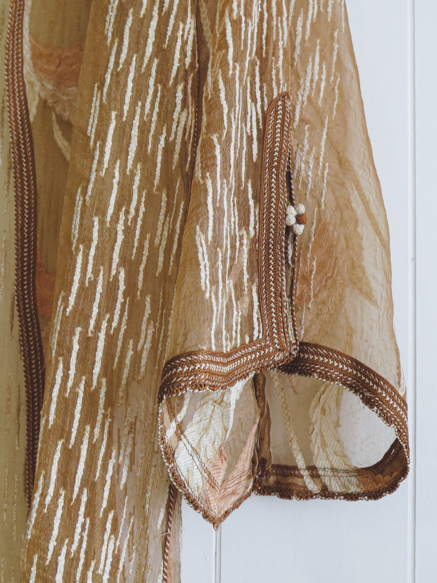 Vintage Sheer Dore Djellaba Robe