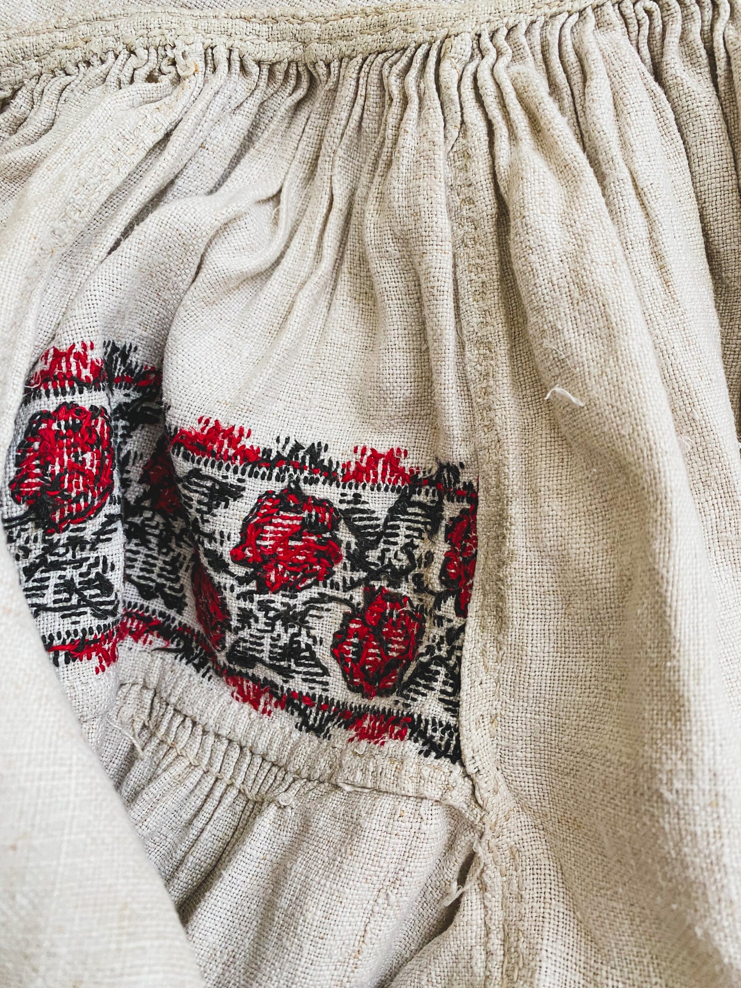 Antique Ukrainian Flower Dress