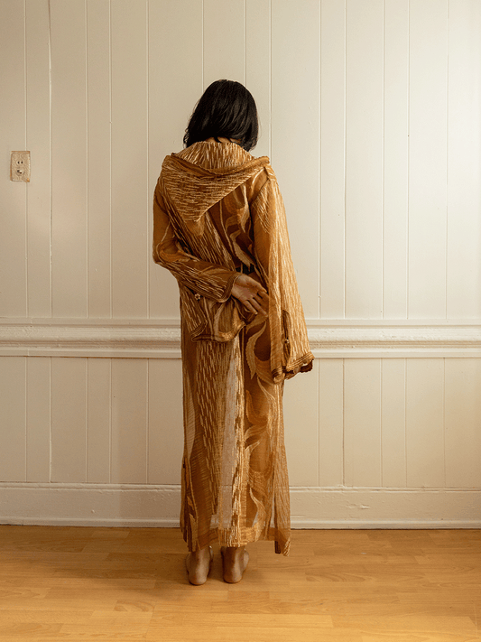Vintage Sheer Dore Djellaba Robe